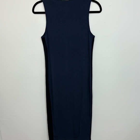 Athleta Sunstream Colorblock Midi Dress Navy Small - Picture 4 of 7